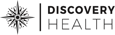 Discovery Health MD Logo in Black