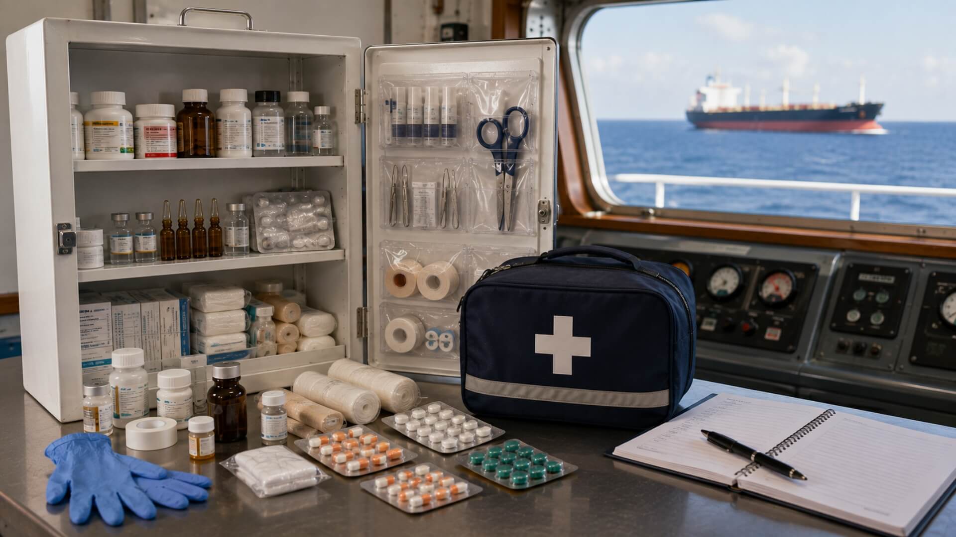 46 CFR 28.210 requires a medicine chest and never says what goes in it | Discovery Health MD