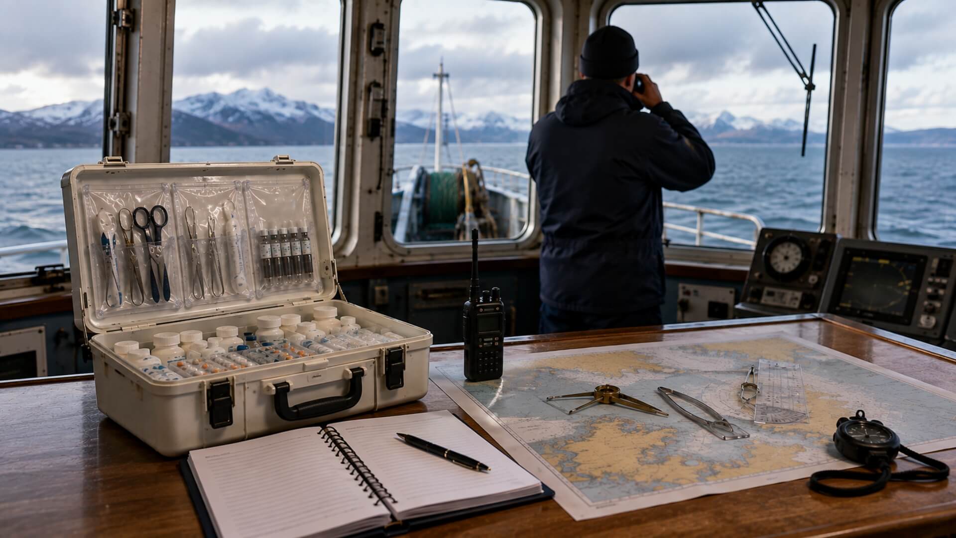 Days from shore planning medical capability by time to definitive care | Discovery Health MD