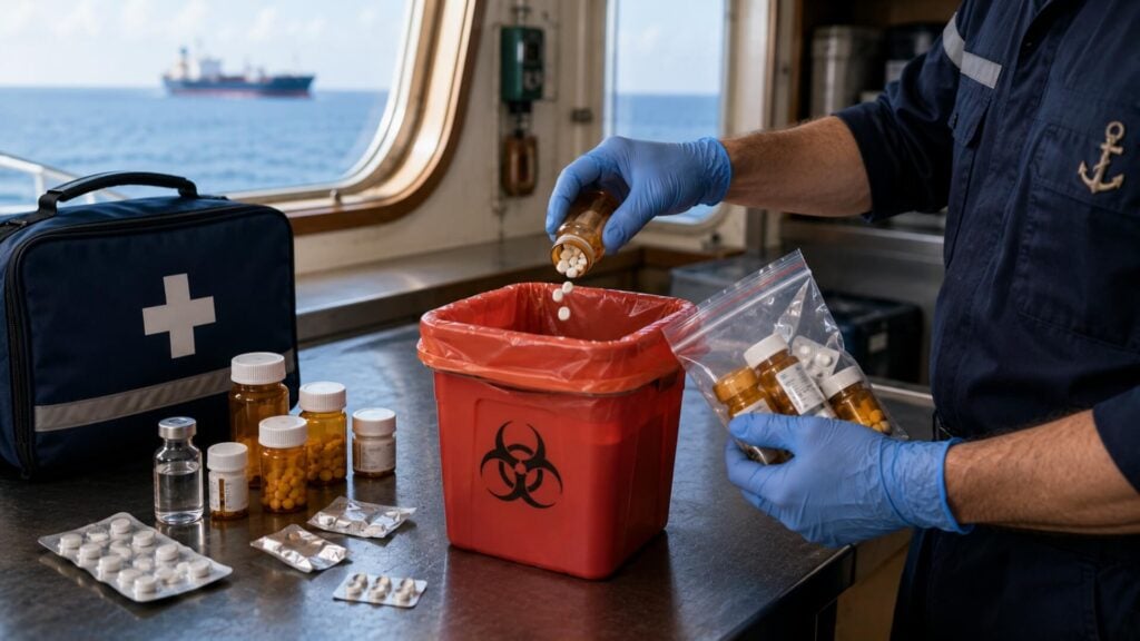 Disposing of expired controlled substances from a ship's medicine chest | Discovery Health MD