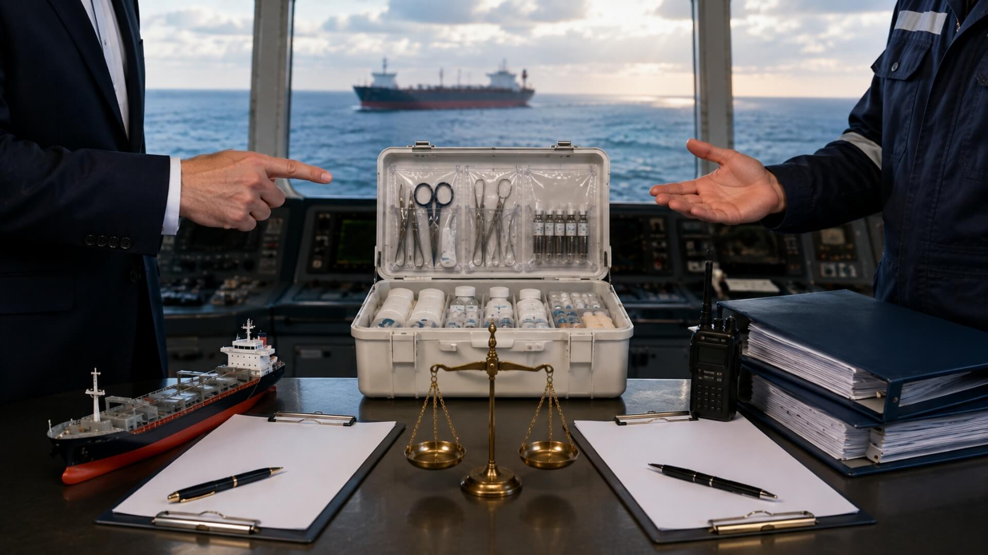 Who is responsible for crew medical compliance, the owner or the DPA | Discovery Health MD