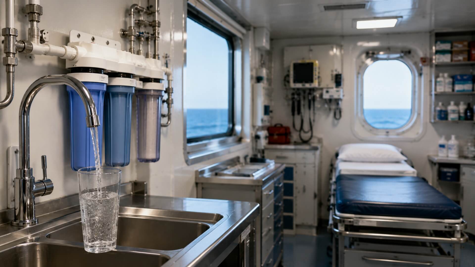 The FDA regulates your vessel's drinking water, and it plumbs your medical space | Discovery Health MD