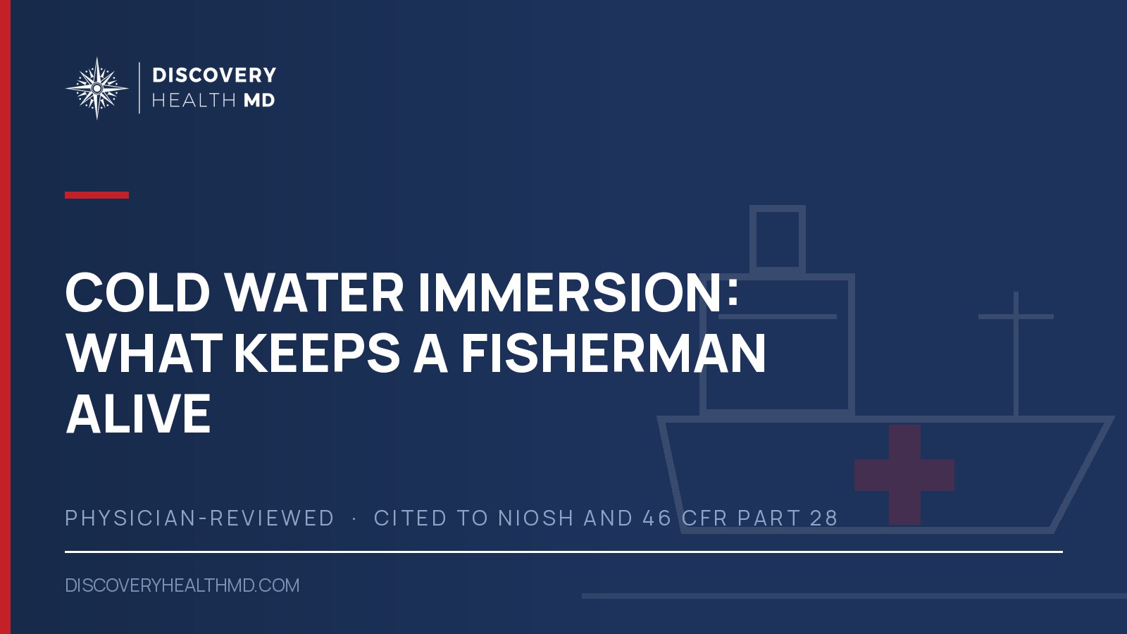 Cold water immersion: what keeps a fisherman alive | Discovery Health MD